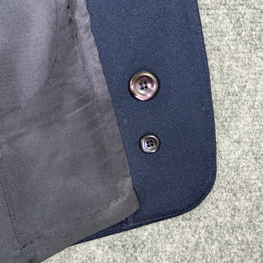 Pendleton Size 16 Navy Blue Tall 100% Virgin Wool Blazer Jacket Two Button Men's